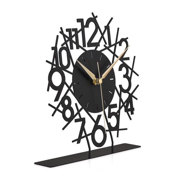 Aberto Design Reloj Decorativo Lineal - Black